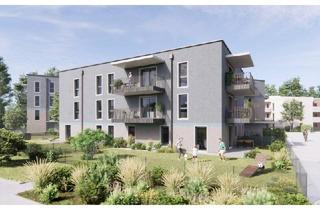 Wohnung kaufen in Elisabeth Bollenberger - Gasse, 2700 Wiener Neustadt, Wiener Neustadt - ERSTBEZUG "ein viertel grün" - moderne 2 Zimmerwohnung mit Balkon im 3. Obergeschoss und Tiefgaragenstellplatz - provisionsfrei