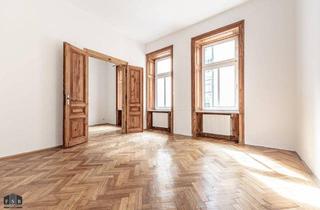 Wohnung kaufen in Schwarzspanierstraße, 1090 Wien, Nähe Votivkirche! Leicht sanierungsbedürftige 3 Zimmer-Stilaltbauwohnung in prachtvollem Zinshaus