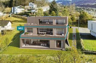 Wohnung kaufen in 6922 Wolfurt, 3 Wohnträume - 1 Panorama. 4-Zimmer-Terrassenwohnung W02