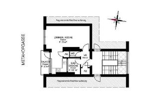 Wohnung mieten in Metahofgasse 15, 8020 Graz, Neuwertiger 1 ZIMMER-NEUBAU + ruhiger Balkon + Einbauküche + Bad mit Dusche + extra WC + nähe Hauptbahnhof!