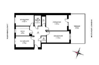 Wohnung mieten in Plüddemanngasse 75E, 8010 Graz, Ruhiger 4 ZIMMER-NEUBAU + große Süd-Terrasse 25m² + extra Küche möbliert + TG-Platz + nähe Campus TU-Inffeld!