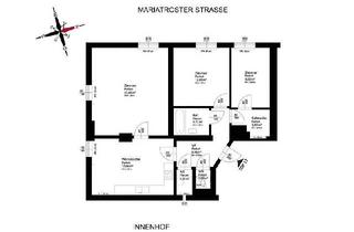 Wohnung mieten in Hilmteichstraße 119, 8043 Graz, Sonniger 3 ZIMMER-Altbau + extra Wohnküche möbliert + Bad mit Wanne + extra WC + nähe KF-Universität bzw. LKH-Graz!