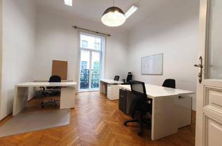 Büro zu mieten in Gentzgasse, 1180 Wien, Flexibel anmietbares, möbliertes 2-Zimmer-Altbau-Büro beim WIFI