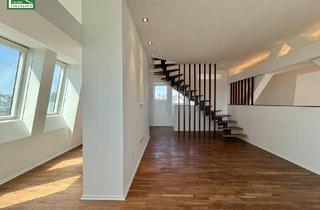 Maisonette mieten in Gumpendorfer Straße 66, 1060 Wien, Exklusive 4-Zimmer-Dachgeschoss Maisonette Wohnung mit Terrasse und Aufzug direkt ins Penthouse — 1060 Wien!