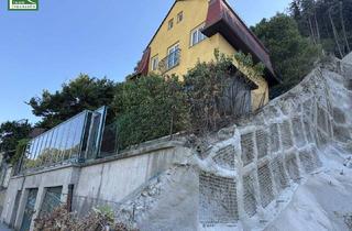 Grundstück zu kaufen in Heiligenstädter Straße 387, 1190 Wien, Für Entwickler oder für ein exklusives Eigenheim - oberhalb des Hafens Kuchelau in 1190 Wien! Grundstück mit Bestandshaus.
