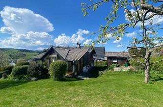 Haus kaufen in 4180 Zwettl an der Rodl, Baugrundstück mit Wochenendhaus - herrliche Aussicht ins Mühlviertel!