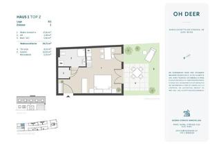Wohnung kaufen in Hirschstettner Straße, 1220 Wien, Aupark & Blumengarten – 1-Zimmer-Gartenwohnung mit Terrasse in Ruhelage