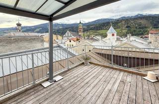 Loft kaufen in 6060 Hall in Tirol, Loftartige Dachgeschosswohnung mit großer Dachterrasse im Zentrum von Hall in Tirol