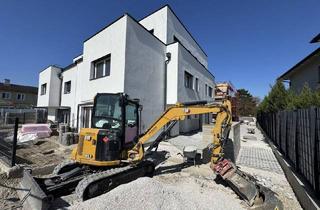 Haus kaufen in Wiethestraße, 1220 Wien, SÜDSEITE! 128m² WNFL! EXQUISITES, SCHLÜSSELFERTIGES 5-ZIMMER-ZIEGELHAUS. 3 Bäder. 3 Toiletten. Elektrische Rollläden, Klimavorbereitung, edler Parkett und Sanitärkeramik!