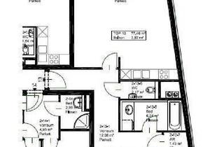 Wohnung mieten in Margaretenstraße, 1050 Wien, Schöne 3 Zimmer Neubauwohnung mit 5m² Balkon