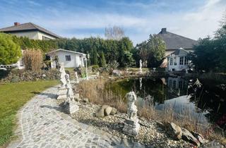 Einfamilienhaus kaufen in 2105 Oberrohrbach, Familienjuwel mit Gartenparadies! Garage! Wintergarten! Teich! Aussicht zur Burg Kreuzenstein!