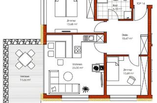Wohnung mieten in 6150 Steinach am Brenner, Wunderschöne 3-Zimmer Terrassenwohnung zu vermieten