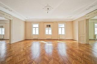 Wohnung mieten in Mühlgasse, 1040 Wien, Stilaltbauwohnung mit 45m² Wohnsalon | Nähe Naschmarkt und 1. Bezirk | unbefristet | sehr hell im 4. Liftstock