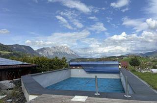 Haus kaufen in 8962 Gröbming, Wohnhaus mit malerischem Ausblick auf die umliegegende Bergregion, Pool, Doppelcarport, Terrasse, voll unterkellert!