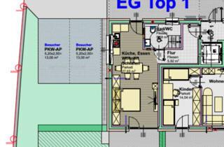 Wohnung kaufen in 6900 Bregenz, Top 1 Neubau Gartenwohnung mit Tiefgarage, Terrasse, Garten, Dachterrasse