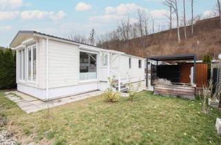 Wohnung kaufen in 2572 Höfnergraben, Greifen Sie zu! Neuwertiges Mobilhaus mit Garten in Waldrandlage - Pachtgrundstück mit Hauptwohnsitz