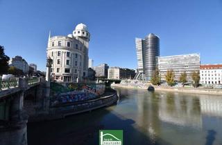 Wohnung kaufen in Dampfschiffstraße, 1030 Wien, Hervorragende Stadtwohnung in Traumlage: direkt bei der Urania, Wien Mitte und Prater - Donaukanal-Blick. - WOHNTRAUM