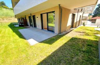 Wohnung kaufen in Hauptstraße, 2391 Kaltenleutgeben, Jetzt Sonderaktion nutzen! Den Sommer bereits im eigenen Garten verbringen! TOP Neubauwohnung mit viel Freiraum! Traumhafter Eigengarten + 3 Zimmer + Grün wohin das Auge reicht + Luftwärmepumpe!