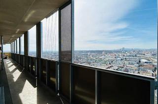 Wohnung mieten in Leopold Böhm Straße, 1030 Wien, PROVISIONSFREI! 30. STOCK! ERSTBEZUG! HELLE 4. ZIMMER WOHNUNG! 57m² BALKON! BLICK AUF DEN STEPHANSDOM.