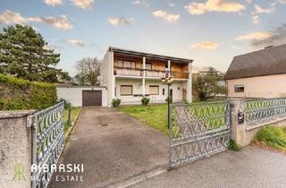 Haus kaufen in Karl-Haindl-Gasse, 2542 Kottingbrunn, Sonnige Liegenschaft mit Traumgarten, Pool und Grillplatz - Schneebergblick vom Balkon