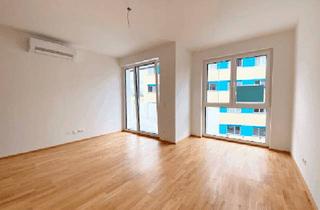 Wohnung mieten in Plankengasse, 2700 Wiener Neustadt, 1-Zimmer Neubauwohnung mit Loggia & Balkon, Klimaanlage, inkl. Tiefgaragenstellplatz ab 1.September 2025
