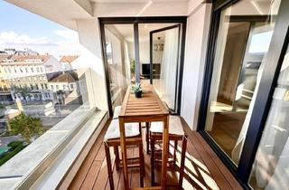 Wohnung kaufen in Dresdner Straße, 1020 Wien, Bestlage mit Cityview!! Sofort Bezugsfertig ++ Traumhafte Dachgeschosswohnung mit zwei Terrassen ++ Neubau 2021 ++ Komplett Eingerichtet ++ mit Klimaanlage und Fußbodenheizung