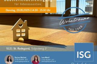 Wohnung mieten in Tulpenweg, 5121 Sankt Radegund, Neubau Mietkauf! 3-Zimmer mit Eigengarten, Carport, Top 2