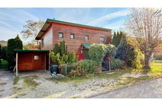 Haus kaufen in 2485 Wimpassing an der Leitha, Wohnen am See - Charmantes Holzhaus bei Wohnsiedlung mit Badesee