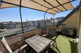 Wohnung mieten in Elterleinplatz, 1170 Wien, Zentrale, ruhige 3-Zimmer Dachgeschoßwohnung mit Terrasse und Fernblick !!