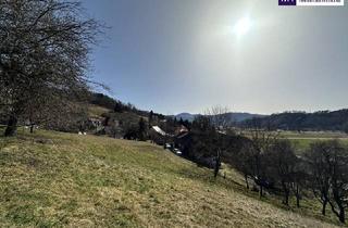 Grundstück zu kaufen in Lindenweg, 8121 Deutschfeistritz, 7 Parzellen verfügbar - Tolles Baugrundstück am Sonnenhang in Prenning bei Deutschfeistritz – 3.700 m², aufteilbar in 7 Parzellen