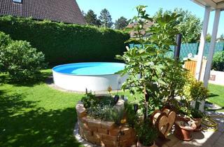 Einfamilienhaus kaufen in Wr. Neustadt, Wien, 2751 Steinabrückl, Sonniges Wohlfühlhaus mit Eigengrund und Keller inkl. Pool, Terrasse, Garage und Gartenhaus in Steinabrückl