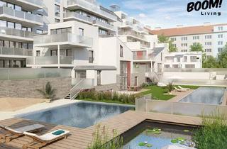 Wohnung kaufen in Am Wasserpark, 1210 Wien, Terrassenwohnung am Wasserpark // 2-Zimmer mit Pool & Gartennutzung – Ihr Wohntraum!