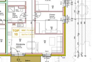 Wohnung mieten in 2424 Zurndorf, 3 Zimmer mit Balkon, Blick ins Grüne & auf die Flußlandschaft! Wo? In Zurndorf, Nähe Neusiedl & Bratislava
