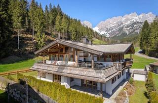 Villen zu kaufen in 6352 Ellmau, Idyllische Toplage: Exklusive Landhausvilla am Waldrand mit traumhaften Ausblick