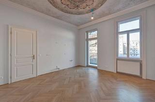 Wohnung kaufen in Schönbrunner Straße, 1050 Wien, Exklusiv sanierte Altbauwohnung mit Balkon, Stuckdecke und elegantem Wohnambiente
