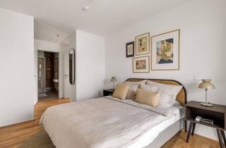 Wohnung mieten in Dresdnerstraße 90, 1200 Wien, 2-Zimmer Wohnung Large (möbliert) mit Zugang zu erstklassigen Gemeinschaftsflächen: Fitness, Co-Working, Dachterrasse, Yoga, Private Dining & Kinoraum