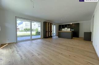 Wohnung kaufen in Mühlweg, 1210 Wien, Gartenliebhaber aufgepasst: Perfekt geschnittene 4-Zimmer Neubauwohnung mit sonnigem Eigengarten und gemütlicher Terrasse! Hier lässt sich´s leben!
