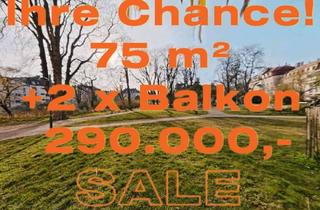 Wohnung kaufen in Saarplatz 11-NÄHE, 1190 Wien, IHRE CHANCE 75 m² DACHWOHNUNG +2 x BALKONE 10 m² +GRÜNRUHELAGE +SAARPLATZ-NÄHE +FREI VERMIETBAR!