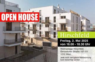 Wohnung mieten in Gerasdorfer Straße 107, 1210 Wien, Erstbezug-Wohnung mit Fußbodenkühlung und 2 Balkonen! OPEN HOUSE am 02 MAI 2025 von 16.00 bis 18.30 Uhr