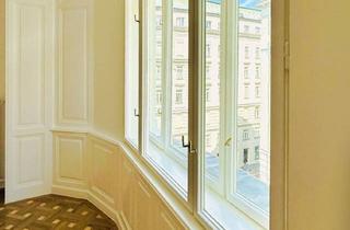 Wohnung mieten in Biberstraße, 1010 Wien, Erstbezug nach Sanierung - Stilaltbauwohnung mit kleinem Balkon