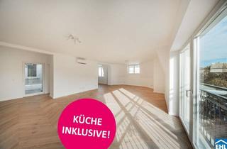 Wohnung kaufen in Seisgasse, 1040 Wien, Wunderschöne 5-Zimmer-Dachgeschosswohnung - Erstbezug mit großer Dachterrasse! - jetzt inklusive Küche!