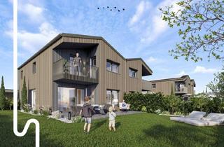 Doppelhaushälfte kaufen in 5112 Lamprechtshausen, DAS VIERHOLZ SCHWERTING | Traumhafte NEUBAU-DOPPELHAUSHÄLFTE "A" in Holzbauweise |