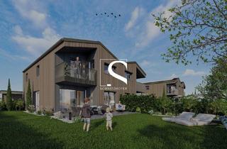 Doppelhaushälfte kaufen in 5112 Lamprechtshausen, DAS VIERHOLZ SCHWERTING | Traumhafte NEUBAU-DOPPELHAUSHÄLFTE "A" in Holzbauweise | Hohe Wohnbauförderung