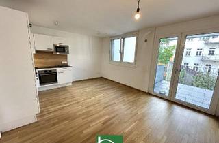 Wohnung mieten in 1110 Wien, Modern & Ruhig nahe U3 Simmering - Großer Innenhof-Balkon und Einbauküche!