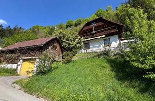 Haus kaufen in 8951 Trautenfels, Wohnhaus mit Garage und Nebengebäude mit Blick auf Schloß Trautenfels, zeitwohnsitzfähig