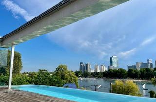 Villen zu kaufen in An Der Oberen Alten Donau 163, 1220 Wien, Architektenvilla mit privaten Dachpool und Alte Donau Blick