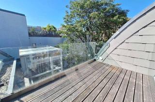 Maisonette kaufen in Michelbeuerngasse, 1090 Wien, 360 Tour / Parkblick - Exklusive, modern ausgestattete 2-Zimmer-Maisonette-Dachterrassenwohnung in bester Lage des 9. Bezirks