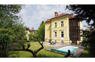 Villen zu kaufen in Carl-Morre-Gasse, 8600 Bruck an der Mur, 8600 Bruck an der Mur: Traumhafte Gründerzeit-Villa mit schönem Garten und beheizbaren Pool