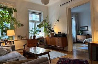 Wohnung mieten in 1060 Wien, 3 Zimmer Altbauwohnung mit Klimaanlage im zweiten Liftstock.