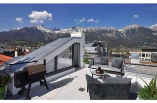 Wohnung mieten in 6020 Innsbruck, Modernes, komfortables Suite-Apartment, absolut zentral und perfekte Infrastruktur, mit privater Dachterrasse mit atemberaubendem Rund-um-Blick auf Stadt und Berge